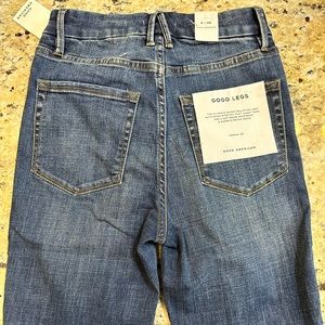 Good American Good Legs Chewed Hem Jeans